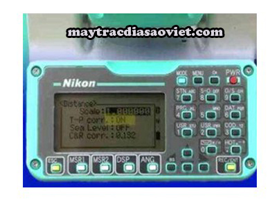 Thay màn hình máy toàn đạc Nikon